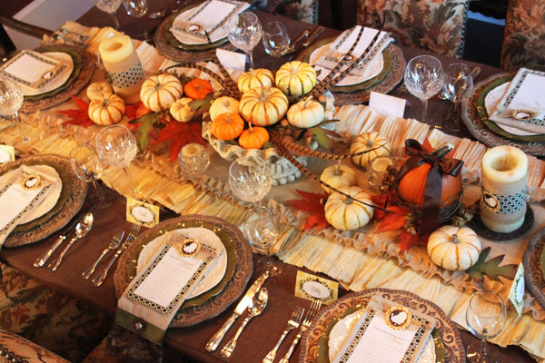 Fall Harvest Deluxe Table Arrangemnet